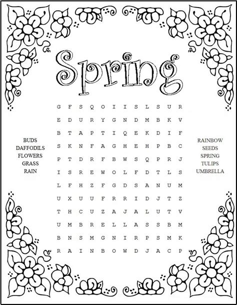 may word search for kids